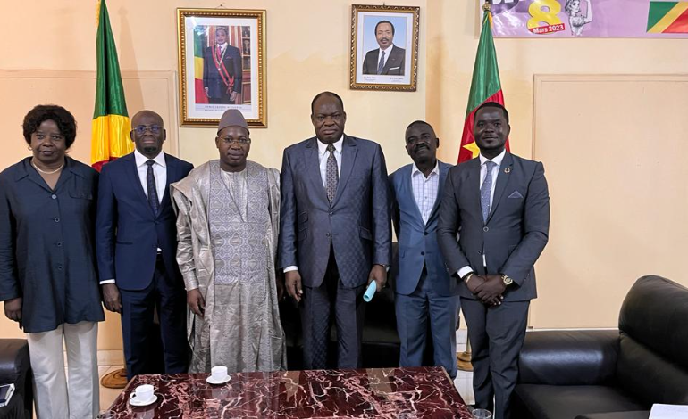 Nouhoum Sangaré a été reçu par l'Ambassadeur Daniel Ngassiki
