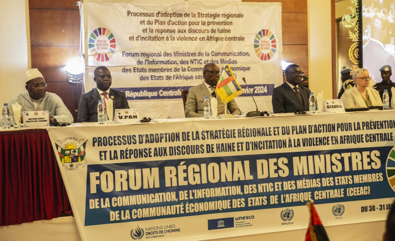 L'Afrique Centrale prend position sur les discours de haine et d'incitation à la violence