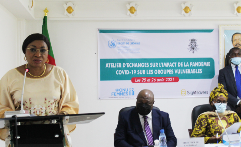 Atelier sur l'impact de la pandémie COVID-19 sur les groupes vulnérables, Août 2021