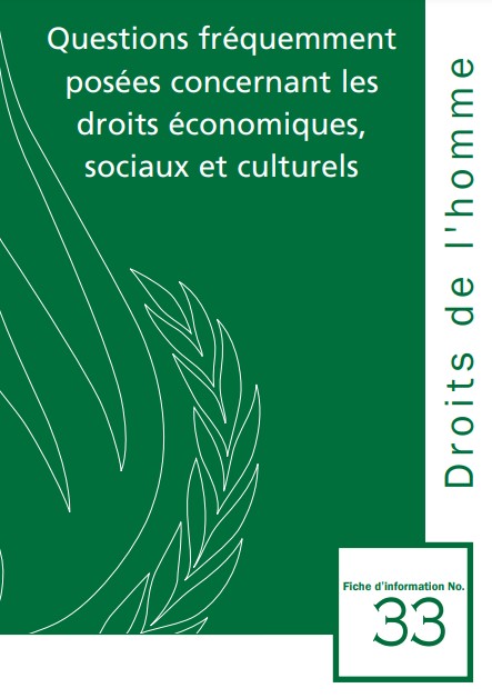 Questions fréquemment posées concernant les droits économiques, sociaux et culturels