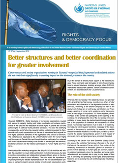 Bulletin R&D Focus N°57 du 6 septembre 2012